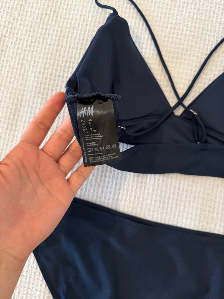 H&M  İnce Askılı Minimal Bikini - Görsel 3