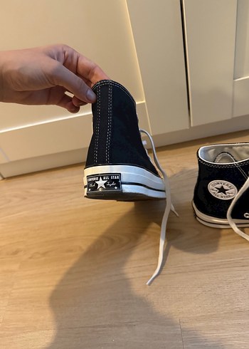 36,5 Beden siyah Renk Converse Siyah Kadın Spor Ayakkabı