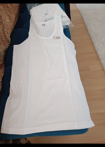 Beyaz Baskılı Çocuk Atlet - Görsel 2