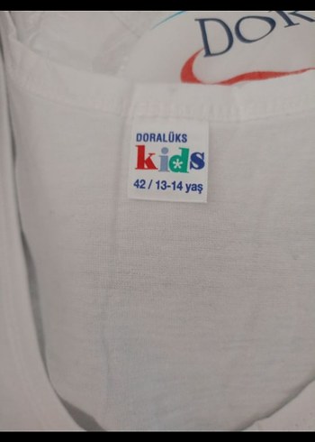 Beyaz Baskılı Çocuk Atlet - Görsel 3