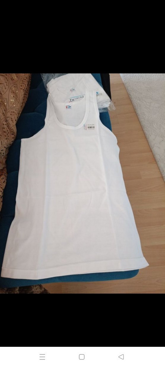 Beyaz Baskılı Çocuk Atlet - Görsel 2