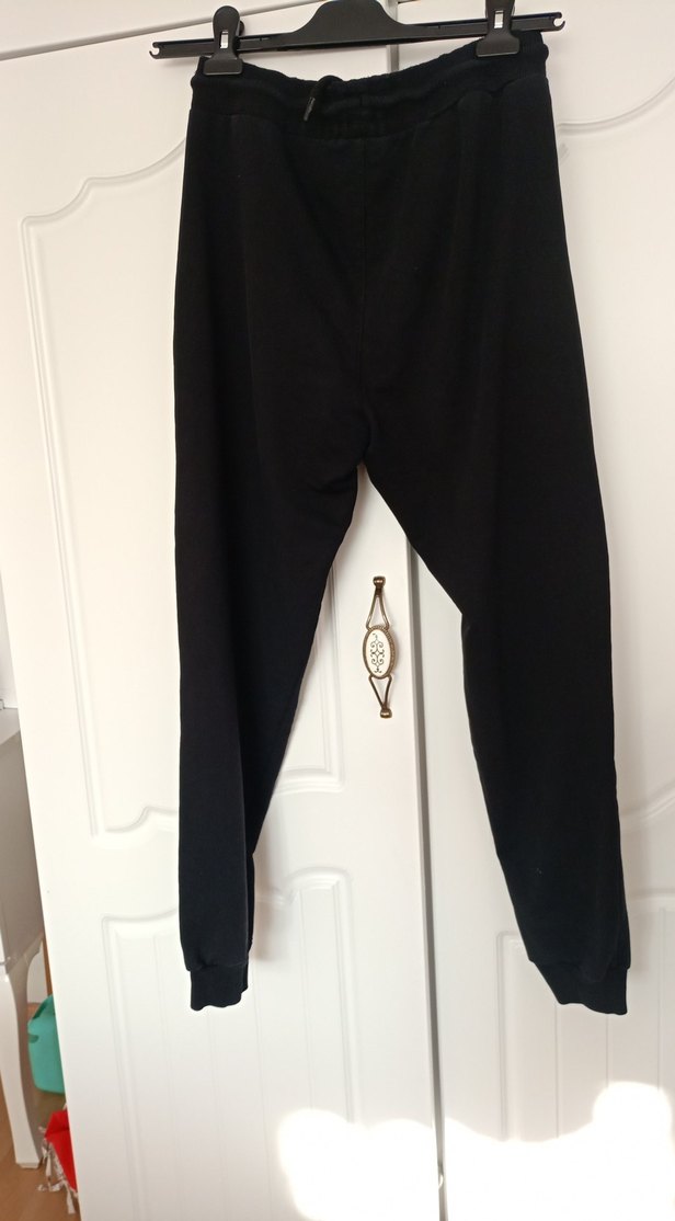 Erkek Siyah ı Rahat Kesim Eşofman - Görsel 2