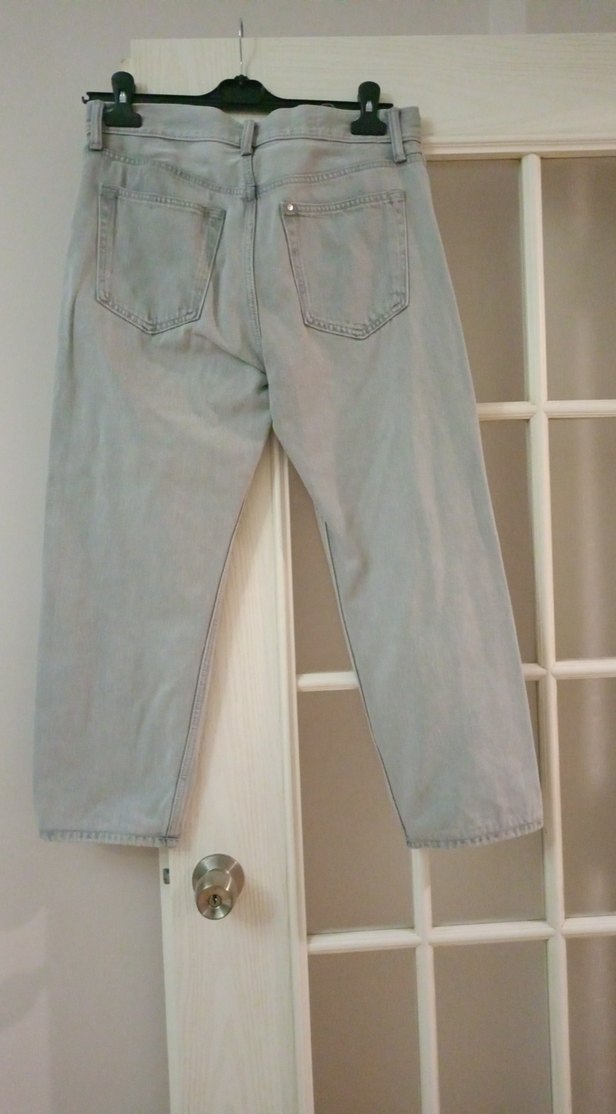 Erkek Gri  Geniş Kesim  Pantolon - Görsel 2