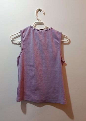 Kız Çocuk Lila Kolsuz Body - Görsel 2