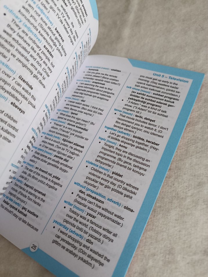 More More 7 İngilizce-Türkçe Sözlük - Görsel 3