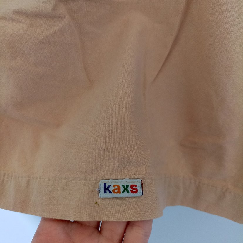 Bej Keten Salaş Mini Şort - Görsel 3