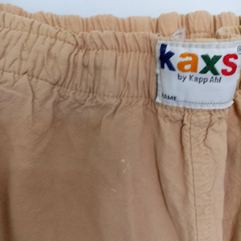 Bej Keten Salaş Mini Şort - Görsel 4