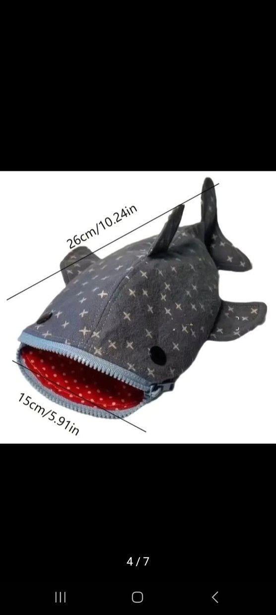 Köpek balığı  Fermuarlı Kalemlik - Görsel 4