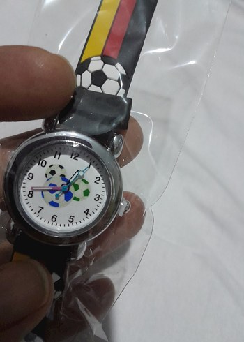 Renkli Futbol Desenli Çocuk Kol Saati - Görsel 6