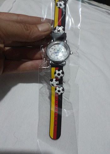 Renkli Futbol Desenli Çocuk Kol Saati - Görsel 4