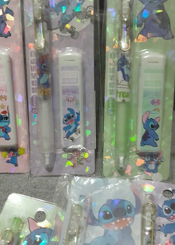 Beden Renk Stitch Temalı 0.5 mm Mekanik Kalem Seti