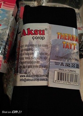 Kız çocuk termal tayt  - Görsel 4