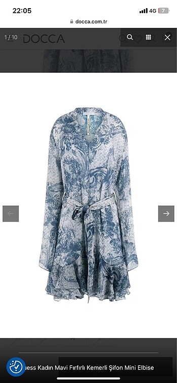 Guess Yeni Sezon Mini Elbise Şifon