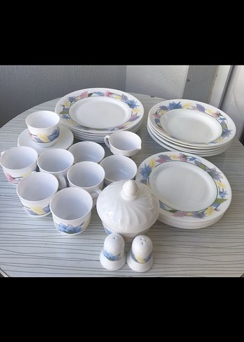 37 parça arcopal yemek takımı