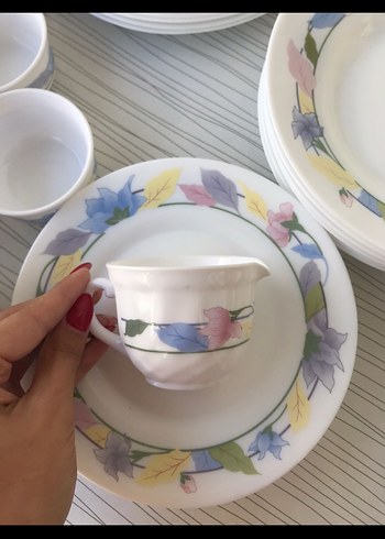 American Vintage 37 parça arcopal yemek takımı