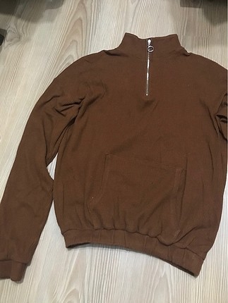 Fermuarlı sweatshirt