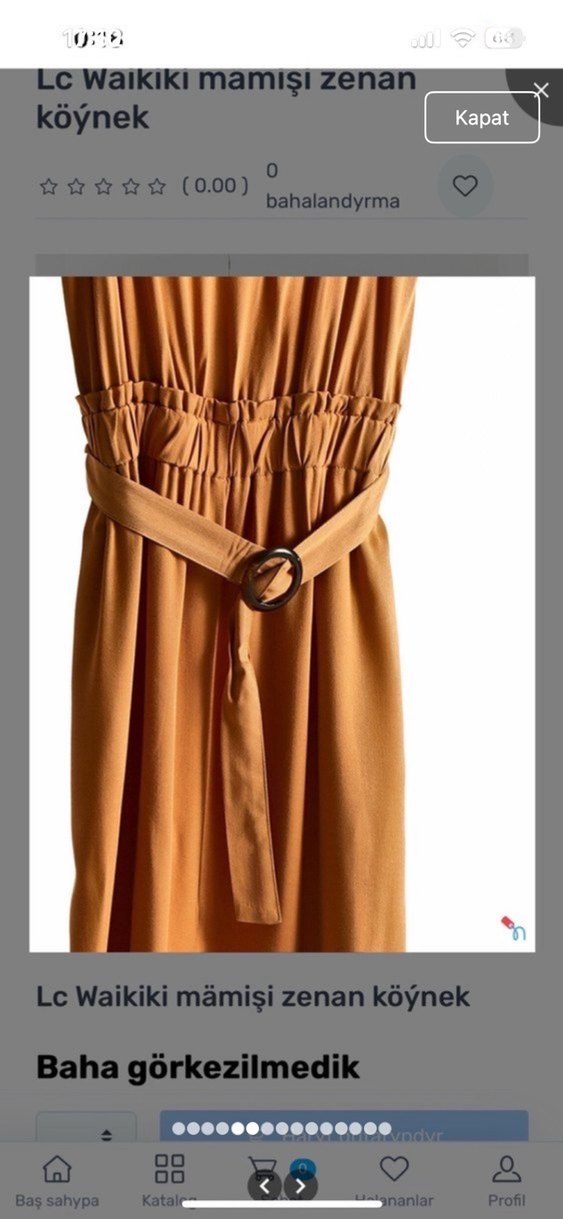 Bej Parlak Askılı Uzun Elbise - Görsel 3