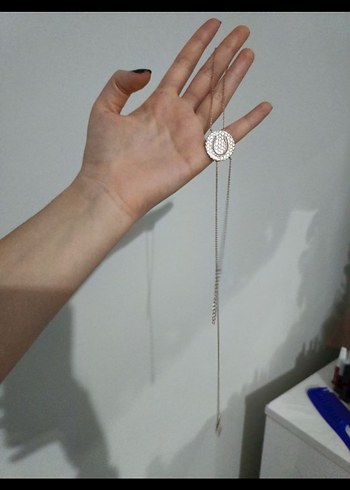 Boncuklu Bohem  Desenli Altın Rengi şahmeran - Görsel 4