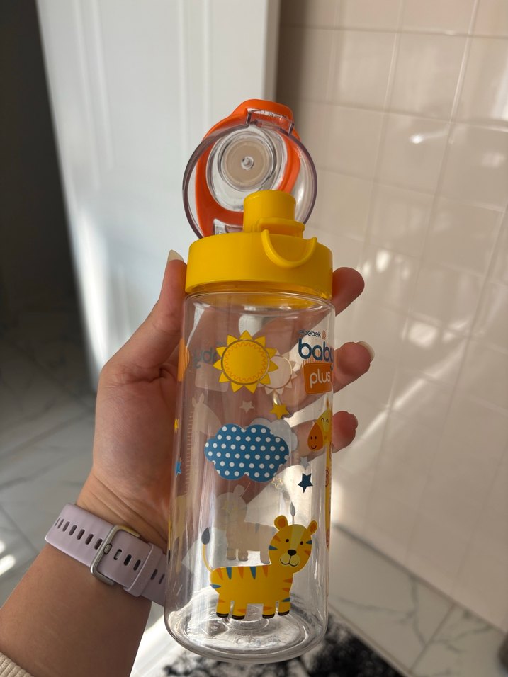 Sarı Desenli Çocuk Suluk - Görsel 2