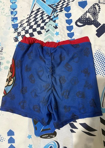 Renkli Süper Mario Erkek Çocuk Mayo Şortu - Görsel 3