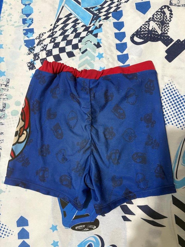 Renkli Süper Mario Erkek Çocuk Mayo Şortu - Görsel 3