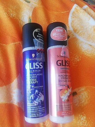 gliss intense therapy sıvı saç kremi 2li ürün