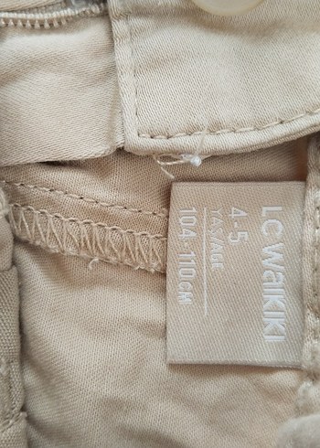 LC Waikiki Bej Erkek Çocuk Pamuk Pantolon