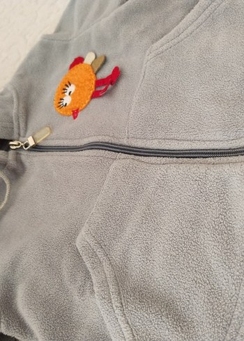 Kapşonlu Polar erkek kız uygundur - Görsel 2