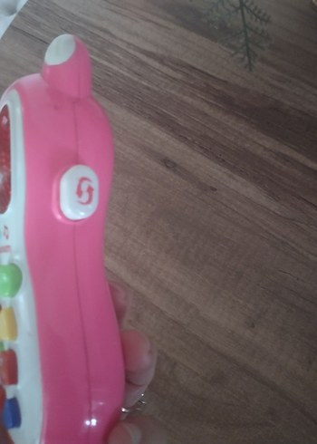 Renkli Pembe Eğitici Oyuncak Telefon - Görsel 3