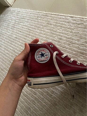 converse all star bordo renk