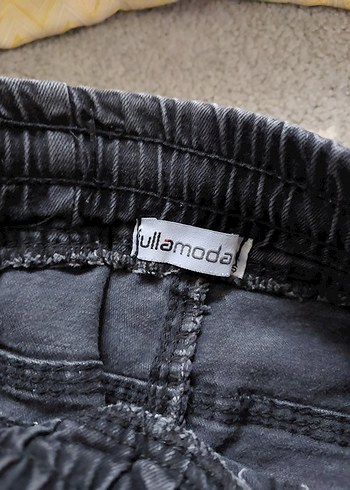 Gri Erkek Çocuk Bol Kesim Kot Pantolon - Görsel 2