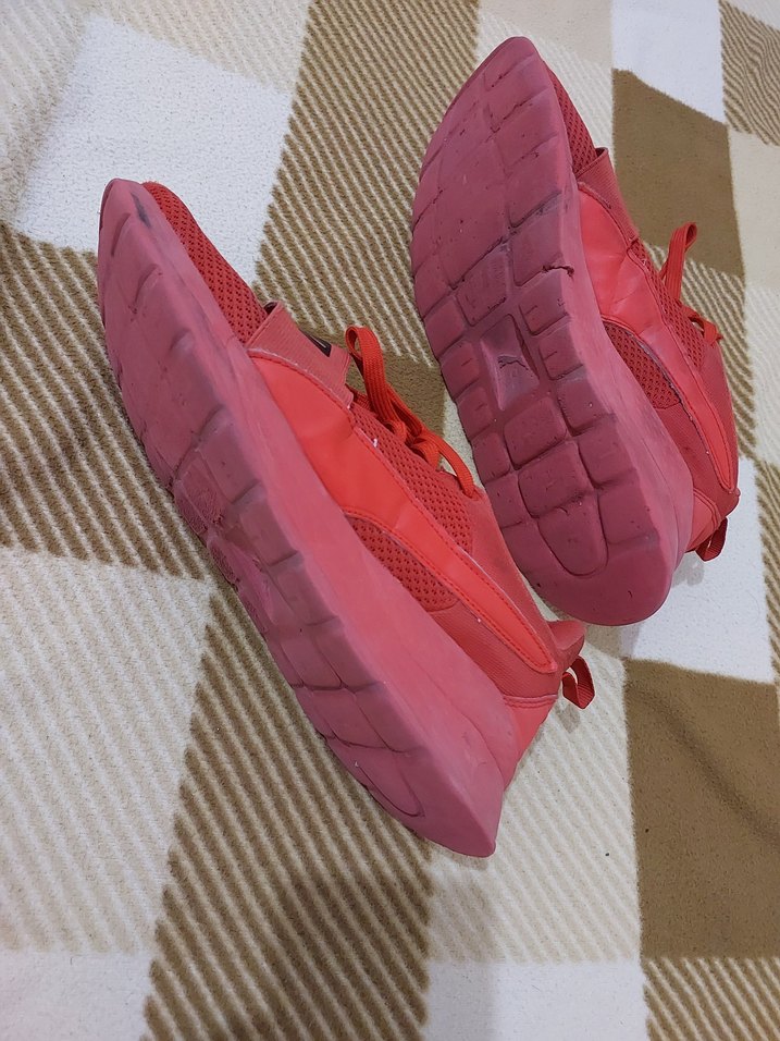 Kırmızı Kadın ya da erkek Spor Ayakkabı Stiletto Topuklu - Görsel 2