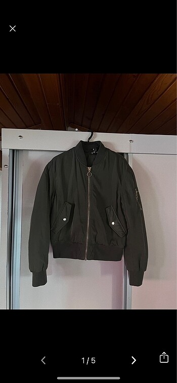 H&M haki bomber ceket