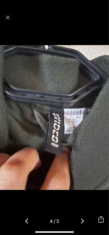 38 Beden haki Renk H&M haki bomber ceket