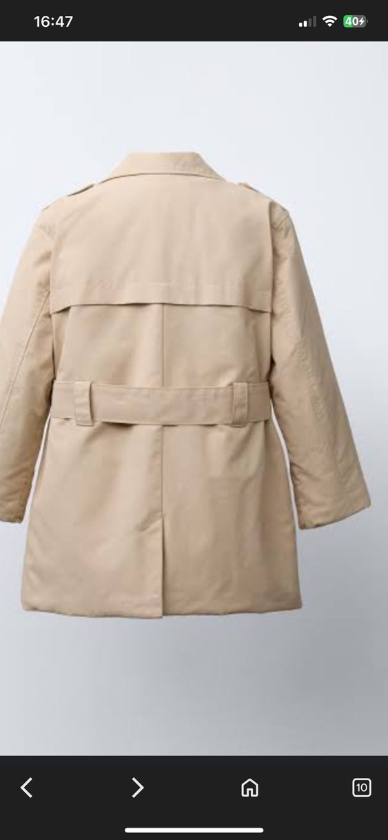 Zata çocuk  trençkot - Görsel 3