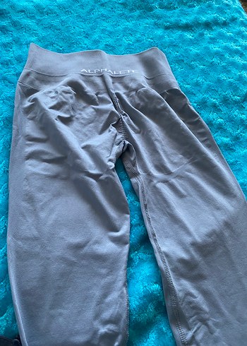 Alphalete Gri Mavi Spor Tayt - Görsel 2