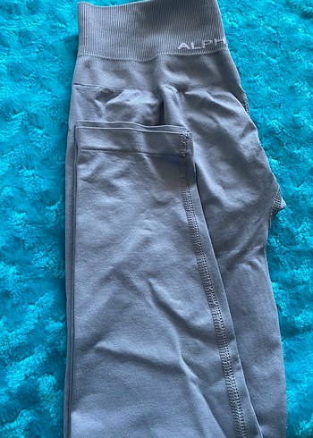 Alphalete Gri Mavi Spor Tayt - Görsel 4