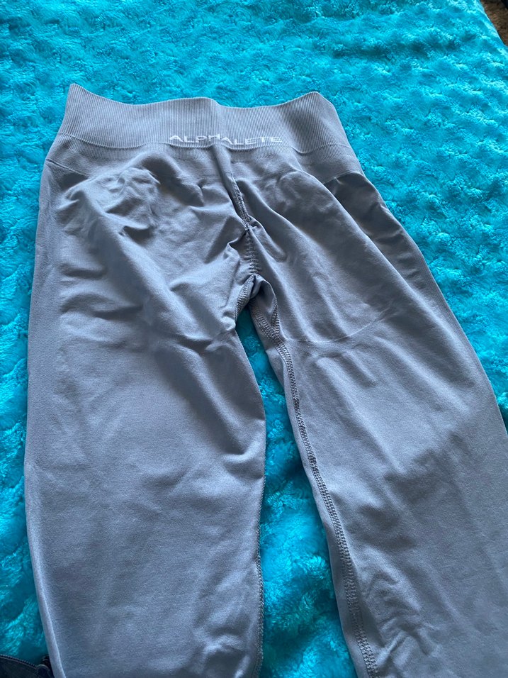 Alphalete Gri Mavi Spor Tayt - Görsel 2