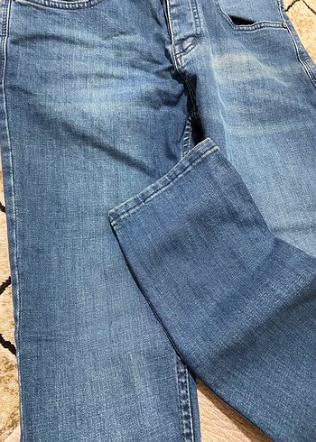 MAKKOJEANS Düğmeli Erkek Mavi Denim Pantolon - Görsel 6