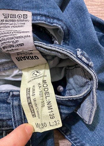 MAKKOJEANS Düğmeli Erkek Mavi Denim Pantolon - Görsel 9