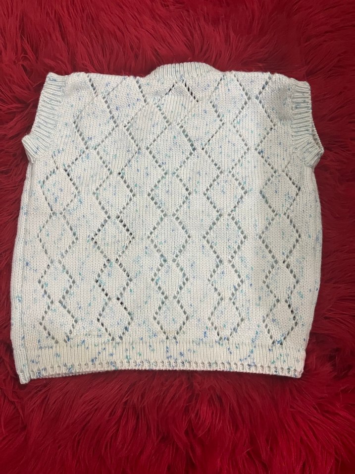 Erkek Çocuk Örgü Kolsuz Süveter - Görsel 2