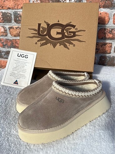 39 Beden ten rengi Renk Ugg Tazz Slippers Bej