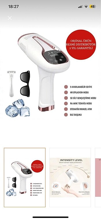 Ipl Lazer Epilasyon Aleti