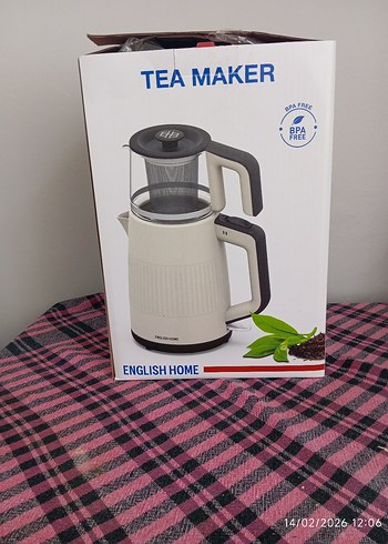 Kırmızı Gri 1L Demlik 2L Isıtıcılı Çay Makinesi - Görsel 5