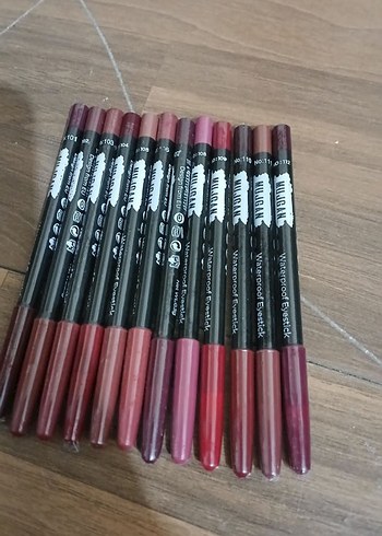 Koyu Pembe Dudak Kalemi Seti takma tırnak - Görsel 5