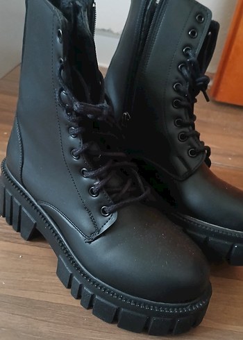 Siyah Deri ortopedik su geçirmek Kadın Bot - Görsel 6