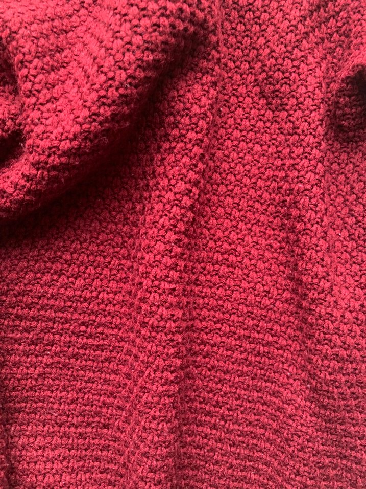 Bordo Kadın Triko Kazak, Rahat Kesim - Görsel 4