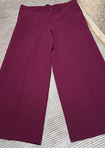Diğer Bordo Regular Kadın Kumaş Pantolon