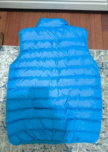 Erkek Mavi Fermuarlı Yelek - Görsel 4