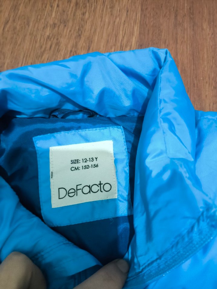 Erkek Mavi Fermuarlı Yelek - Görsel 3